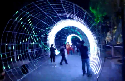 灯光秀-时空隧道